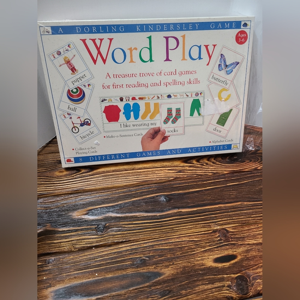 Vintage Word Play Card Games Activities for Reading and Spelling